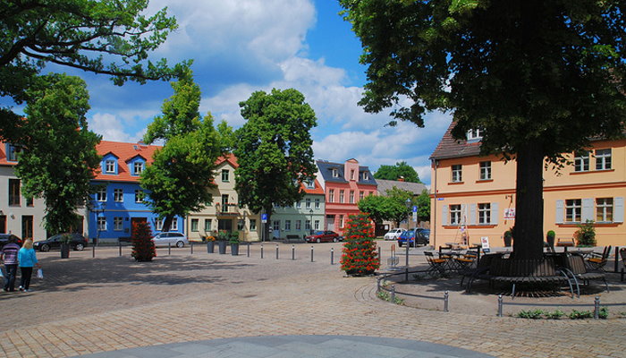 Der Marktplatz von Werder