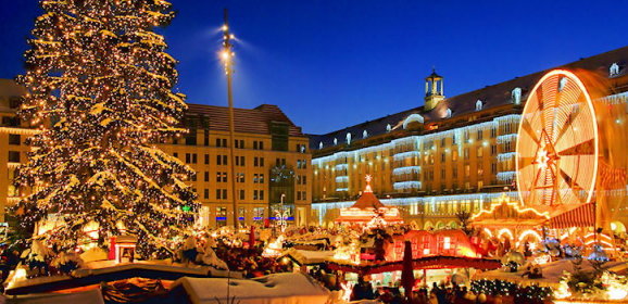 Der Striezelmarkt in Dresden