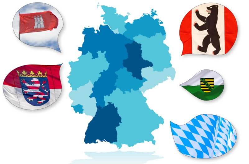 In Deutschland Reisen und Dialekte erkunden