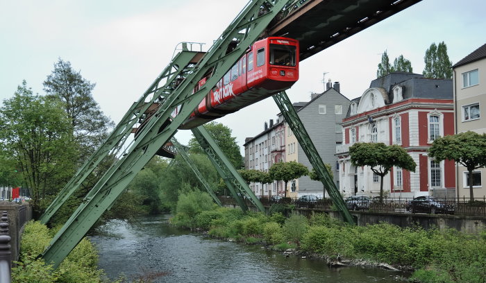 Die Schwebebahn in Wuppertal