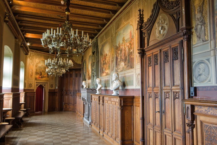Innensaal der Burg Hohenzollern