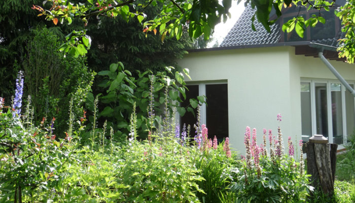 Garten der Ferienwohnung