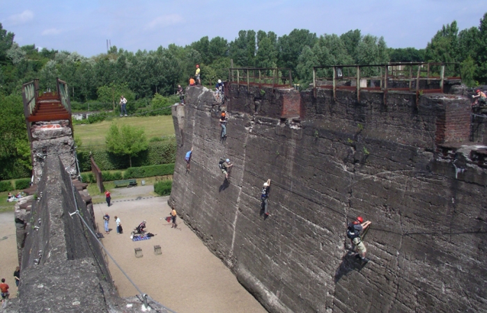 Klettern im Landschaftspark Duisburg
