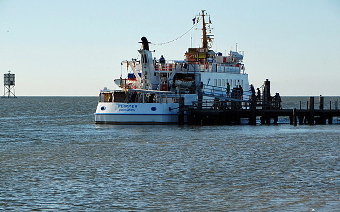 Mit dem Schiff nach Neuwerk
