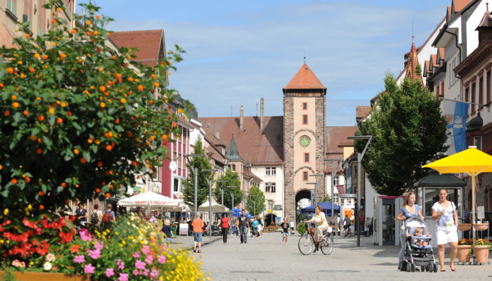 Die Innenstadt von Villingen